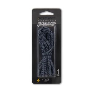 Cordones Defender Reflectante Navy Medium